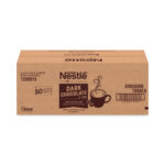 Nestlé Hot Cocoa Mix, Dark Chocolate, 0.71 Packets, 50 PacketsBox, 6 BoxesCarton (NES70060CT)