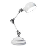 OttLite Wellness Series Revive LED Desk Lamp, 15.5 High, White (OTTF1485009SHPR)