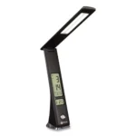 OttLite Wellness Series Rise LED Desk Lamp with Digital Display, 12 to 19 High, Black (OTTCSE13G59)