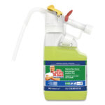 P&G Professional Dilute 2 Go, Mr Clean Finished Floor Cleaner, Lemon Scent, 4.5 L Jug, 1Carton (PGC72000)
