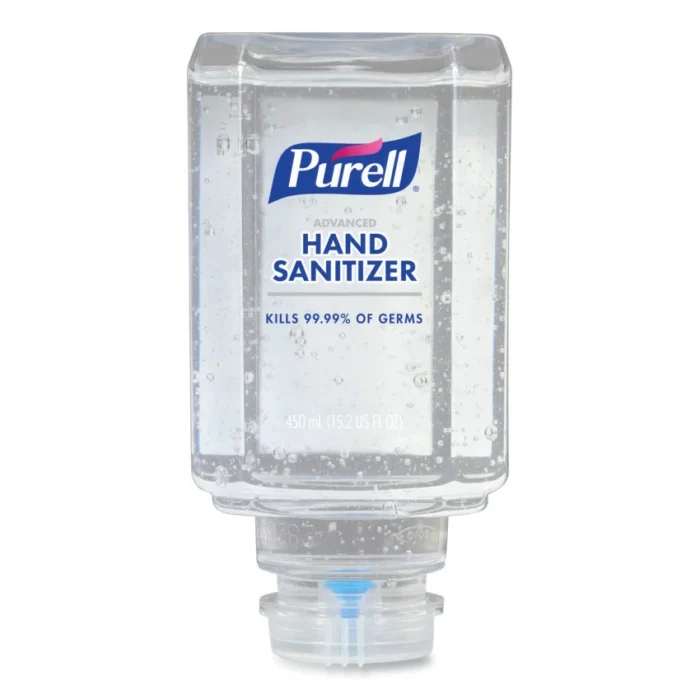 PURELL Advanced Hand Sanitizer Gel, For ES1, 450 mL Refill, Clean Scent, 6Carton (GOJ445006CT)