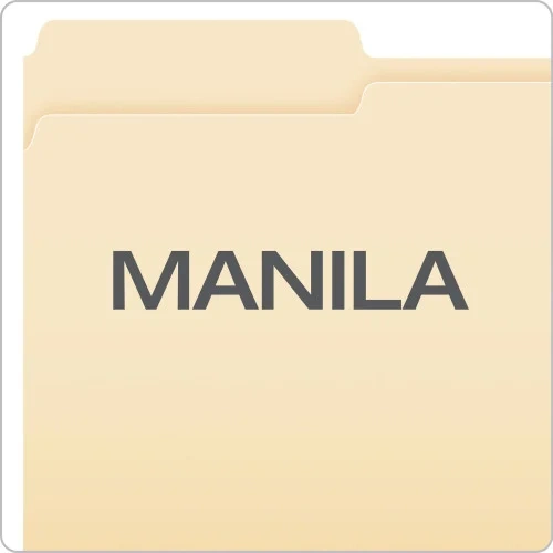 Pendaflex Manila File Folders, 13-Cut Tabs Assorted, Legal Size, 0.75 Expansion, Manila, 100Box (PFX75313) (3)