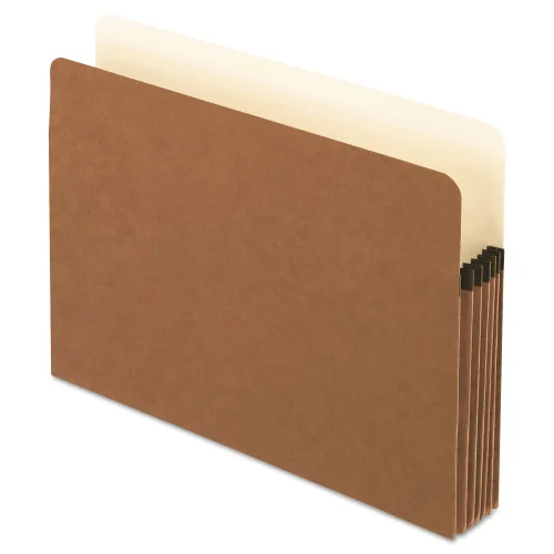 Pendaflex Smart Shield File Pocket, 5.25 Expansion, Letter Size, Red Fiber, 10Box (PFX1534GAM)