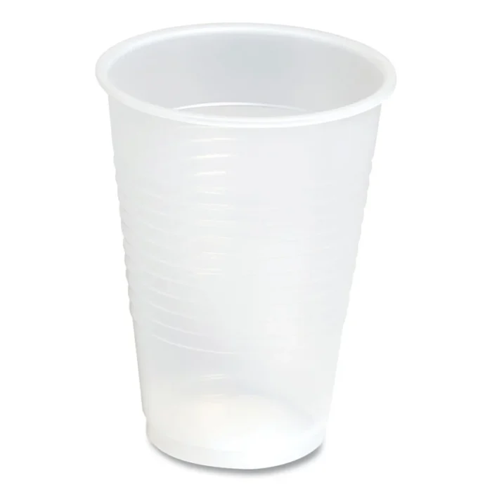 Perk Plastic Cold Cups, 12 oz, Clear, 50Pack (PRK24393964)