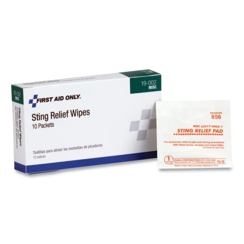 PhysiciansCare by First Aid Only First Aid Sting Relief Pads, 10Box (FAO19002)