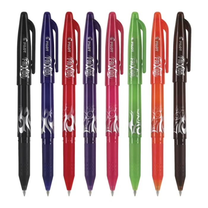 Pilot FriXion Ball Erasable Gel Pen, Stick, Fine 0.7 mm, Assorted Ink and Barrel Colors, 8Pack (PIL31569)