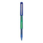 Pilot Precise V5 BeGreen Roller Ball Pen, Stick, Extra-Fine 0.5 mm, Blue Ink, Blue Barrel, Dozen (PIL26301)