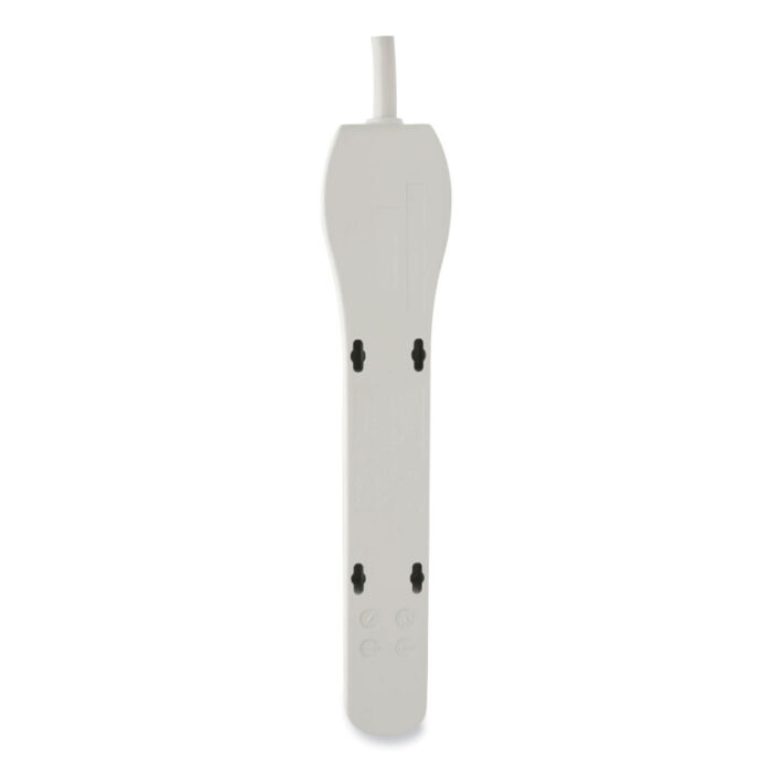 Protect It! Home Computer Surge Protector, 6 AC Outlets, 2 ft Cord, 180 J, Light Gray (TRPTLP602)