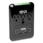 Protect It! Surge Protector, 3 AC Outlets2 USB Ports, 540 J, Black (TRPSK30USB)