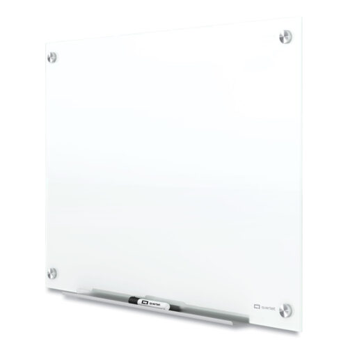 Quartet Brilliance Glass Dry-Erase Boards, 72 x 48, White Surface (QRTG27248W)