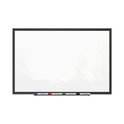 Quartet Classic Series Porcelain Magnetic Dry Erase Board, 36 x 24, White Surface, Black Aluminum Frame (QRT2543B)