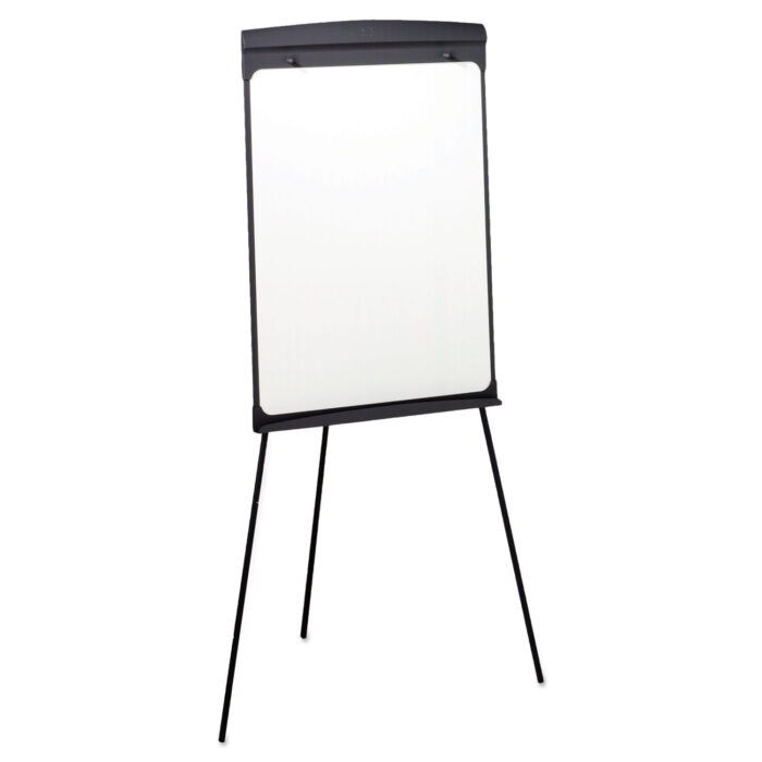 Quartet Magnetic Dry Erase Easel, 27 x 35, Graphite Surface, Graphite Plastic Frame (QRT67E)