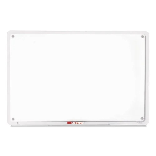 Quartet iQ Total Erase Translucent-Edge Board, 36 x 23, White Surface, Clear Plastic Frame (QRTTM3623)