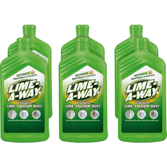 LIME-A-WAY Lime, Calcium and Rust Remover, 28 oz Bottle, 6/Carton (RAC87000CT)
