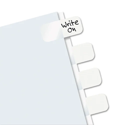 Redi-Tag Legal Index Tabs, Customizable Handwrite Only, 15-Cut, White, 1 Wide, 104Pack (RTG31000)