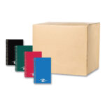 Roaring Spring Memo Pad, Randomly Assorted Cover Color, Narrow Rule, (46) White 6 x 4 Sheets, 72Carton (ROA14019CS)