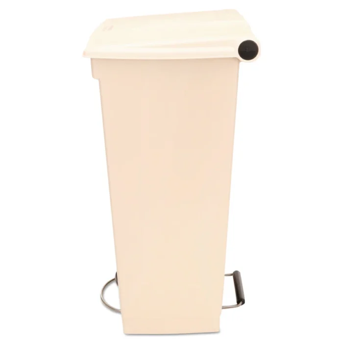 Rubbermaid Commercial Legacy Step-On Receptacle, 23 gal, Polyethylene, Beige (RCP614600BG)