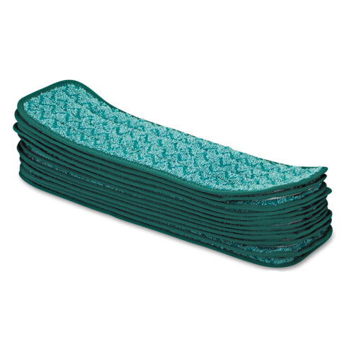 Rubbermaid Commercial Microfiber Dust Pad, 18.5 x 5.5, Green (RCPQ412GRE)