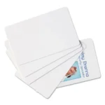 SICURIX SICURIX Blank ID Card, 2 18 x 3 38, White, 100Pack (BAU80300)