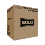 SOLO Lift Back and Lock Tab Cup Lids for Foam Cups, Fits 8 oz Cups, White, 2,000Carton (SCCDLX8R)