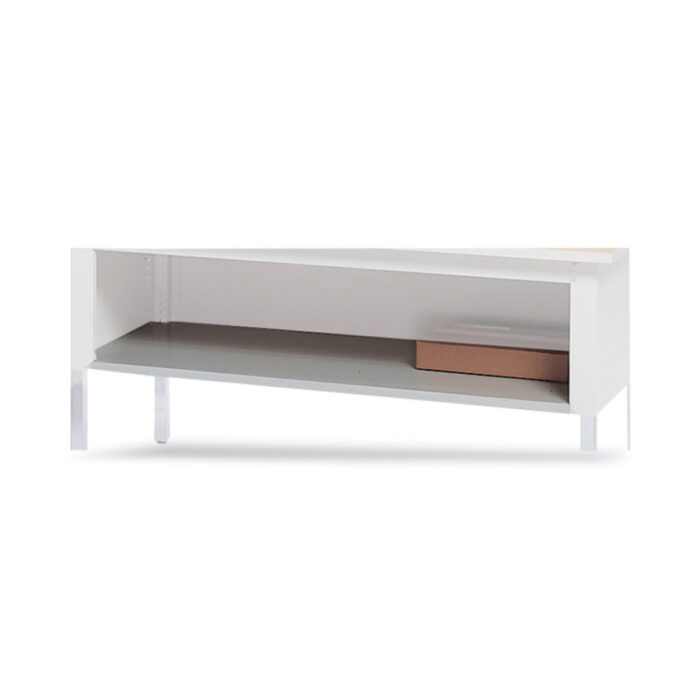 Safco Kwik-File Mailflow-To-Go Shelf for 60 Wide Table, 56w x 25.5d, Pebble Gray (MLNSLF60PG)