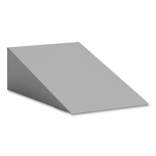 Safco Single Sloped Metal Locker Hood Addition, 12w x 18d x 6h, Gray (SAF5516GR)