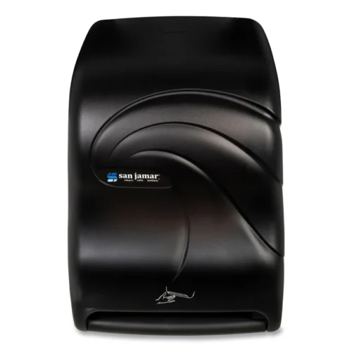 San Jamar Smart System with iQ Sensor Towel Dispenser, 11.75 x 9.25 x 16.5, Black Pearl (SJMT1490TBK)