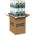 Seventh Generation 100% Recycled Paper Kitchen Towel Rolls, 2-Ply, 11 x 5.4, 156 SheetsRoll, 24 RollsCarton (SEV13722)