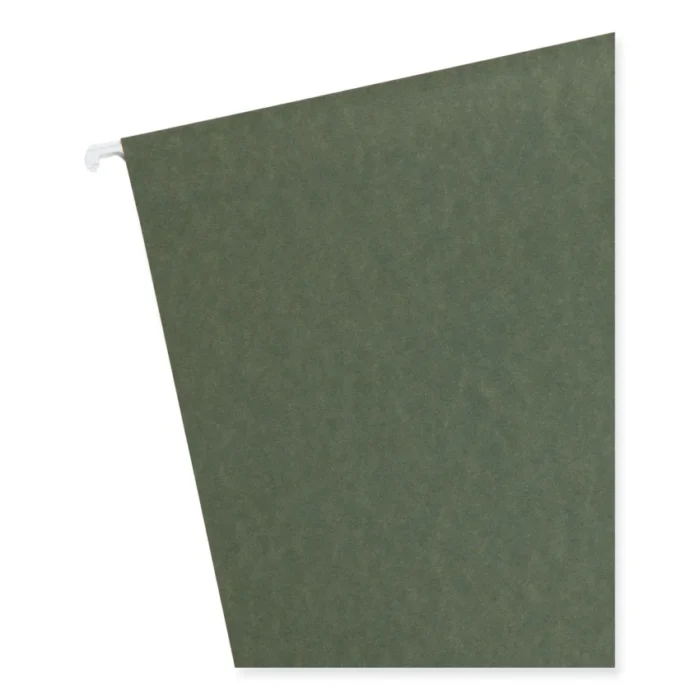 Smead Box Bottom Hanging File Folders, 2 Capacity, Letter Size, Standard Green, 25Box (SMD64259)