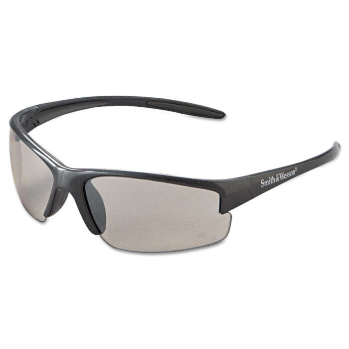 Smith & Wesson Equalizer Safety Eyewear, Gunmetal Frame, IndoorOutdoor Lens (SMW21298)