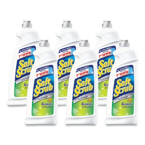 Soft Scrub Cleanser with Bleach Commercial 36 oz Bottle, 6Carton (DIA15519CT)