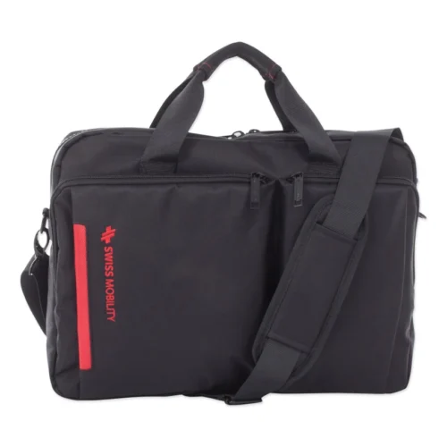 Stride Stride Executive Briefcase, Fits Devices Up to 15.6, Polyester, 4 x 4 x 11.5, Black (SWZEXB1020SMBK)