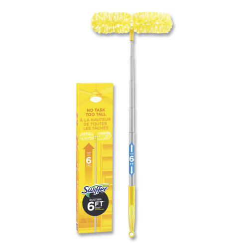 Swiffer 360 Heavy Duty Extendable Starter Dusting Kit, 6 ft Handle (PGC49899)