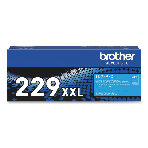 TN229XXLC Super High-Yield Toner, 4,000 Page-Yield, Cyan (BRTTN229XXLC)