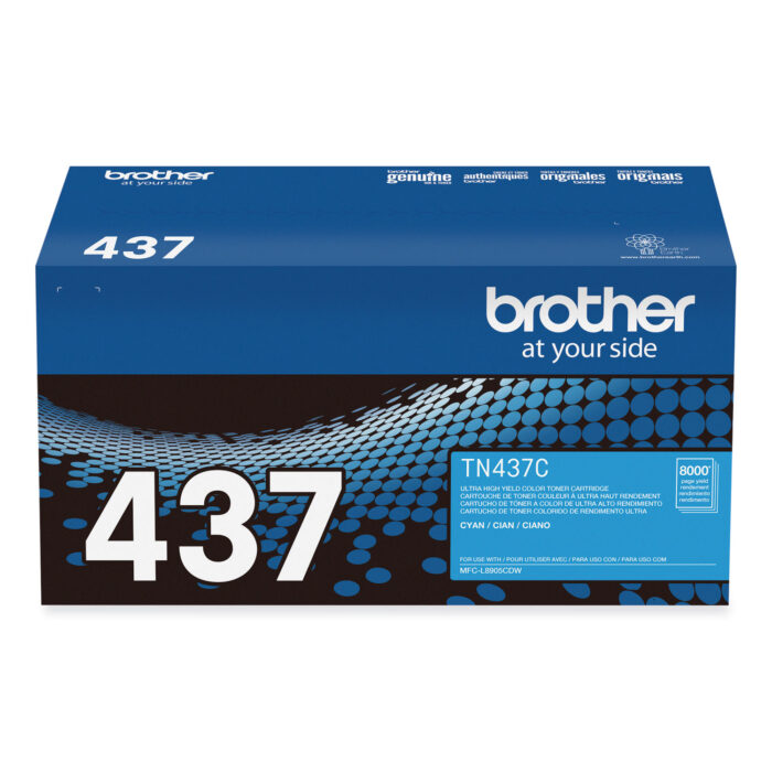 TN437C Ultra High-Yield Toner, 8,000 Page-Yield, Cyan (BRTTN437C)