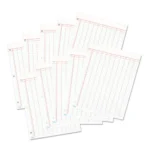 TOPS Data Pad with Numbered Column Headings, Data/Lab-Record Format, Wide/Legal Rule, 10 Columns, 8.5 x 11, White, 50 Sheets (TOP3619) - Image 3