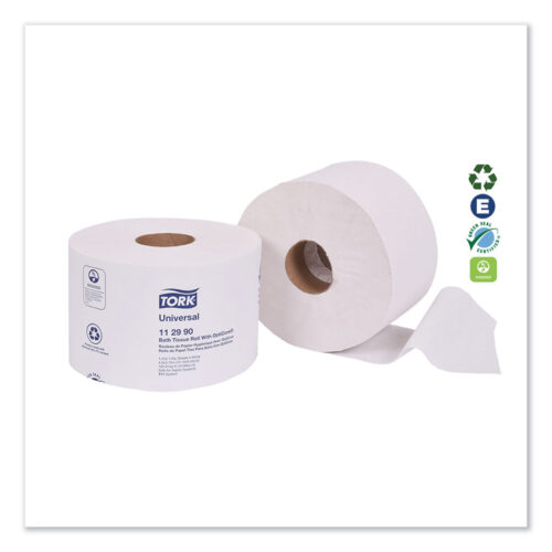 Tork Universal Bath Tissue Roll with OptiCore, Septic Safe, 1-Ply, White, 1,755 SheetsRoll, 36Carton (TRK112990)