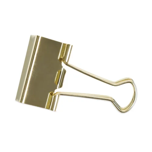 U Brands Binder Clips, Medium, Gold, 72Pack (UBR3600U0624)