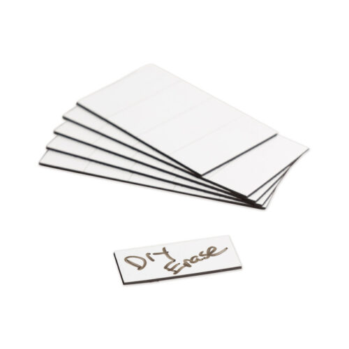 U Brands Dry Erase Magnetic Tape Strips, 2 x 0.88, White, 25Pack (UBRFM2418)