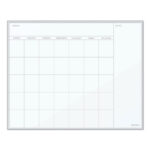 U Brands Magnetic Dry Erase Board, Undated One Month, 20 x 16, White Surface, Silver Aluminum Frame (UBR361U0001)
