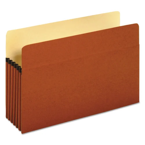 Universal Redrope Expanding File Pockets, 5.25 Expansion, Legal Size, Redrope, 10Box (UNV15363)