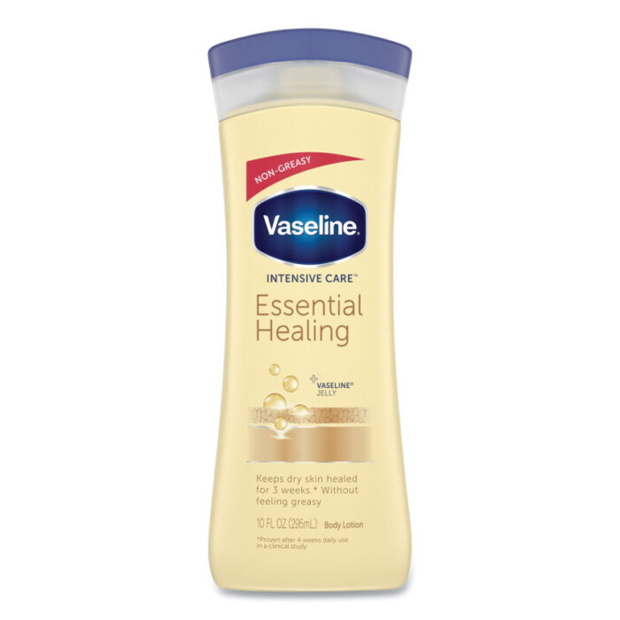 Vaseline Intensive Care Essential Healing Body Lotion with Vitamin E, 10 oz, 6Carton (DVOCB077007)