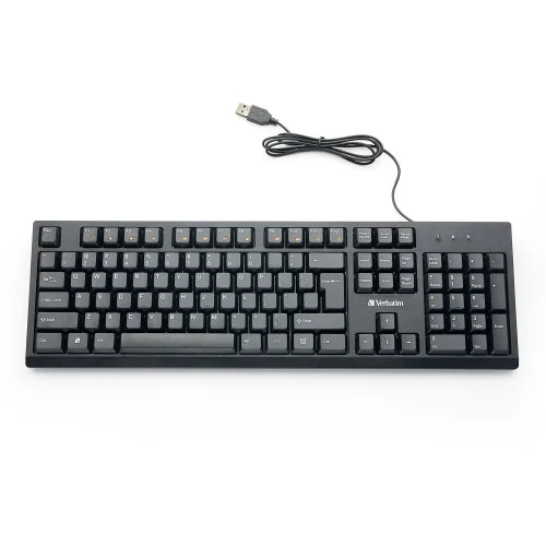 Verbatim Wired Keyboard, Black (VER70735)