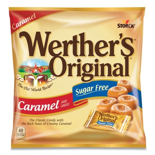 Werther's Original Hard Candies, Caramel, Individually Wrapped, 2.75 oz (WRTSUL831498)