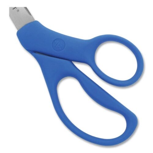 Westcott Preferred Line Stainless Steel Scissors, 8 Long, 3.5 Cut Length, Offset Blue Handle (ACM43218)