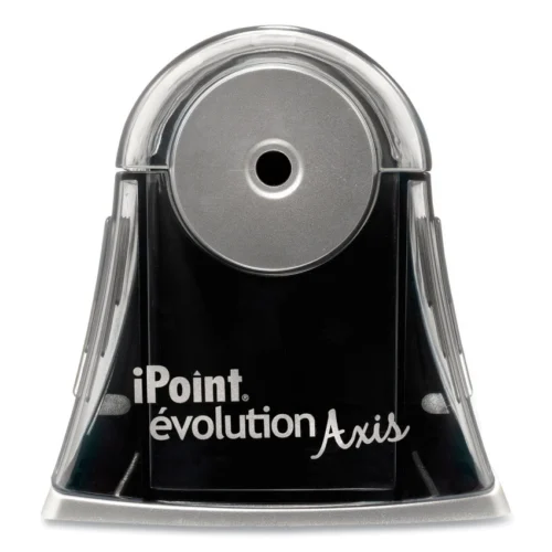 Westcott iPoint Evolution Axis Pencil Sharpener, AC-Powered, 4.25 x 7 x 4.75, BlackSilver (ACM15510)