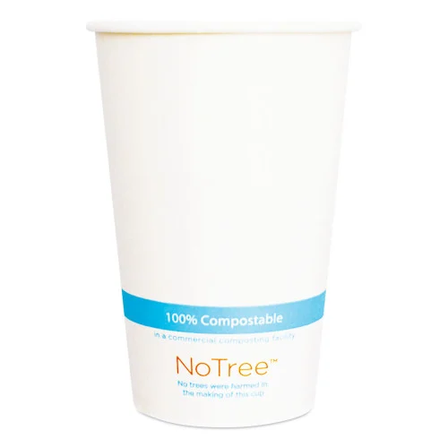 World Centric NoTree Paper Cold Cups, 16 oz, Natural, 1,000Carton (WORCUSU16C)