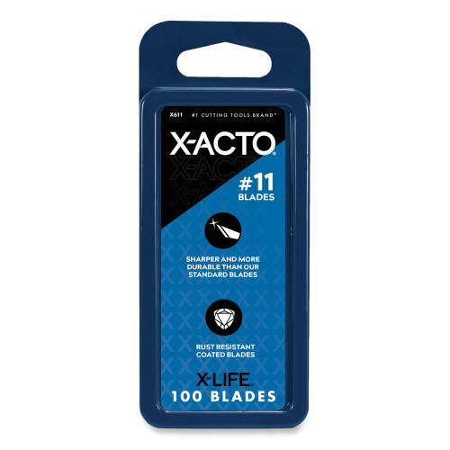 X-ACTO No. 11 Bulk Pack Blades for X-Acto Knives, 100Box (EPIX611)