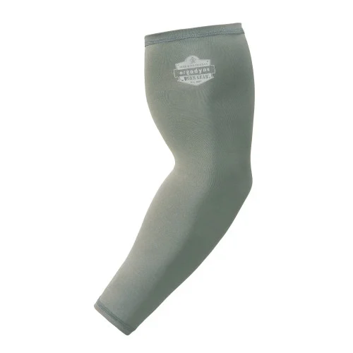 ergodyne Chill-Its 6690 Performance Knit Cooling Arm Sleeve, PolyesterSpandex, Medium, Gray, Pair (EGO12187)