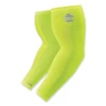 ergodyne Chill-Its 6690 Performance Knit Cooling Arm Sleeve, PolyesterSpandex, Medium, Lime, 2 Sleeves (EGO12283)